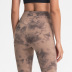 solid color/printed high waist hip lift elastic crop yoga pants NSDQF127118