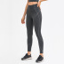 slim elastic high waist hip lift strip printing solid color crop yoga pants NSDQF127125