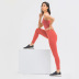 solid color high waist hip lift elastic yoga pants NSDQF127128