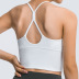thin belt cross shockproof gathered sports bra NSDQF127131