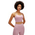 solid color yoga vest with chest pad NSDQF127132