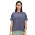 solid color brushed yoga short-sleeved loose T-shirt NSDQF127139