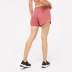 csolid color elastic waist mesh loose yoga shorts NSDQF127145