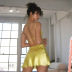 suspender backless slim solid color dress NSCOK127151