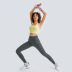 chaleco de yoga de color sólido de corte bajo sin espalda con cuello colgante de alta elasticidad NSDQF127246