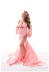 solid color long sleeve off shoulder dress maternity clothes NSLNE127529