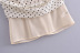 slim suspender backless wrap chest polka dot print dress NSAM127550