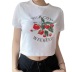 printing short-sleeved round neck slim T-shirt NSSSN127841