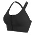 zipper solid color high-elastic cross sling yoga vest NSYWH127906