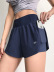 hip-lifting high-elastic loose Double layer high waist pocket yoga shorts NSYWH127912