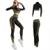 seamless long-sleeved top and hip lift tight pants yoga set NSYWH127929