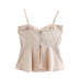 bow suspender backless wrap chest solid color vest NSLAY128158