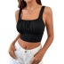 Solid Color Slim Waist Backless camisole NSYSQ128235