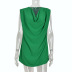 solid color pile collar V-neck loose vest NSFH128459