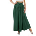 solid color high waist strappy slit long skirt NSHZ128478