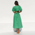 solid color V-neck strappy waistless dress NSHZ128486