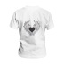 Camiseta de manga corta con estampado de alas del amor NSLBT128772