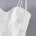lace-up backless sling slim solid color dress NSAM128737