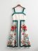 ethnic style suspender large swing backless floral dress NSAM128755