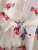 vestido camisero floral de manga larga con cordones y solapa NSAM128756
