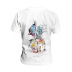  plus size Violin Print loose short sleeve T-Shirt NSLBT128963