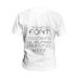 plus size Alphabet Print round neck short sleeve T-Shirt NSLBT128962