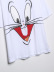 short sleeve round neck cartoon print T-shirt NSLQS128899
