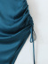 solid color satin side slit slip dress NSLQS128904