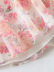 Chiffon floral Print Short Sleeve Dress NSLQS128924