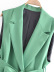 solid color Double Breasted sleeveless suit jacket NSLQS128928