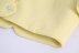 solid color short sleeve single-breasted crop coat NSLQS128931