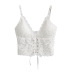 solid color embroidery lace camisole NSLQS128937