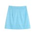 polka dot print slit mini skirt NSLQS128945
