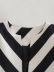 loose striped long sleeve crop coat NSLQS128952