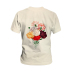 camiseta de manga corta con cuello redondo y estampado floral NSLBT129498