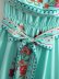 slim lace-up long large swing flower print dress NSAM129014