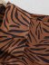 animal print loose long sleeve lapel shirt NSAM129022