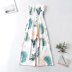 printed tube top backless wide-leg jumpsuit NSAM129038