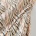 suspender backless lace-up slit tiger pattern dress NSAM129040