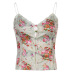 square neck floral printed camisole NSGXF129142