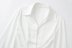 solid color Long Sleeve Satin Textured lapel wrap Dress NSLQS129163