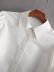camisa de manga farol con solapa y volantes en color liso NSAM129249