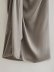 high waist slim slit knotted solid color skirt NSAM129251