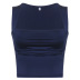 solid color square neck suspender vest NSGXF129366