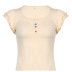 Solid Color Slim Short Sleeve T-Shirt NSGXF129371