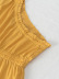 solid color one-shoulder short sleeve hollow dress NSLQS129425