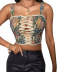 embroidered hollow straps retro camisole NSMG129452