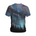 plus size Starry sky print loose short sleeve T-shirt NSLBT129798
