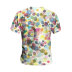 plus size Polka Dot Print Crew Neck short sleeve T-Shirt NSLBT129777