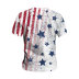 Camiseta casual de manga corta suelta con estampado de tallas grandes NSLBT129771